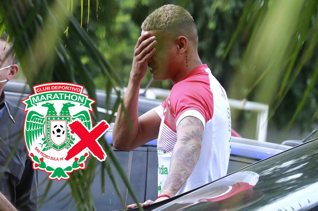 El volante Kervin Arriaga, totalmente borrado en el Marathón del uruguayo “Tato” García.