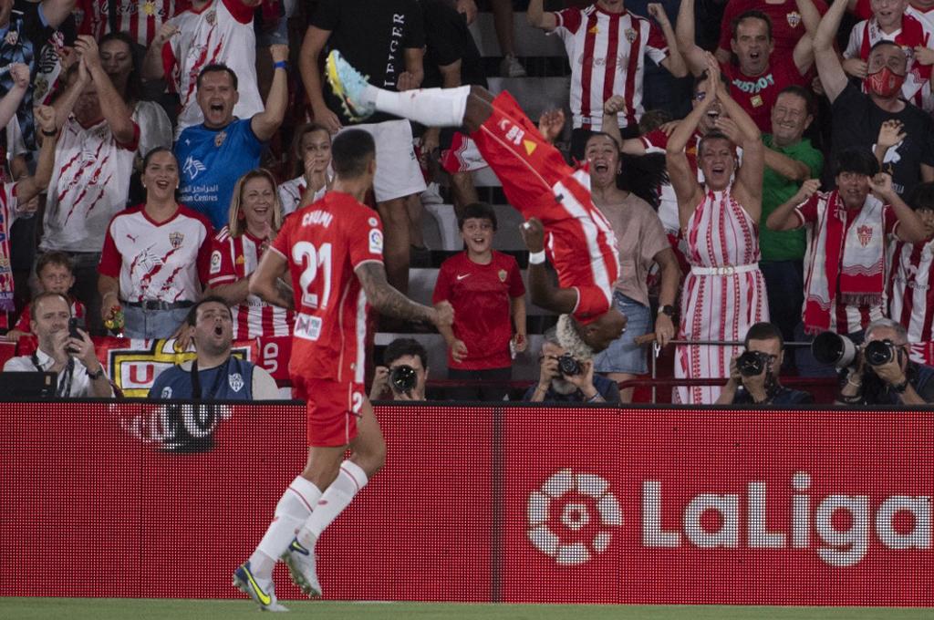 Así se vivió la remontada del Real Madrid sobre el Almería con el golazo incluido de David Alaba en la liga de España