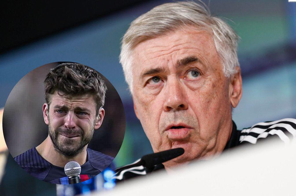 OFICIAL: Ancelotti confirma la nueva y dura baja del Real Madrid y la sorpresiva reacción sobre Piqué