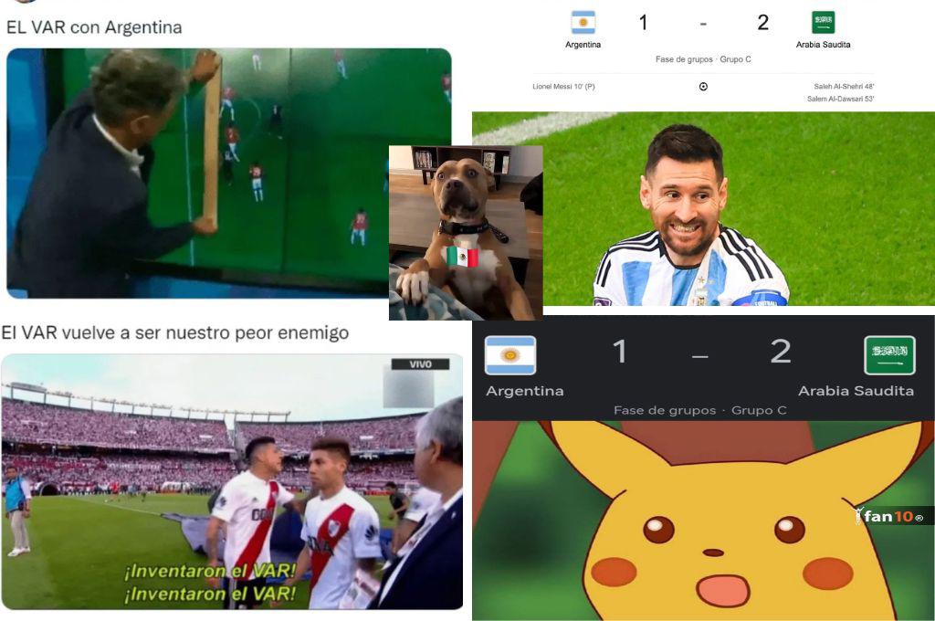 ¡Culpan al VAR! Los memes destrozan a Argentina por la dura derrota contra Arabia Saudita en Qatar 2022