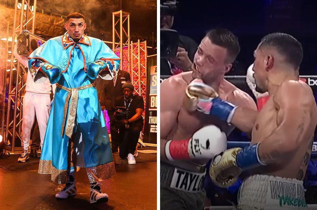 Los millones que ganó el hondureño Teófimo López tras coronarse campeón mundial de peso superligero ante Josh Taylor