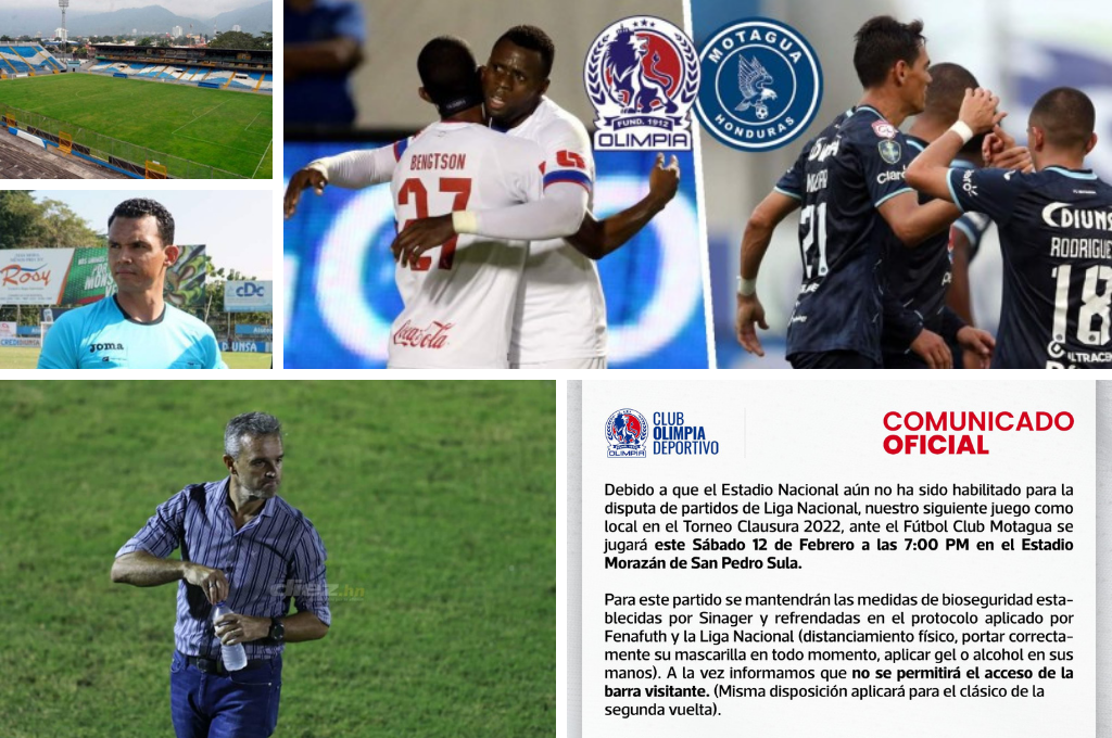 Los cuatro nuevos debutantes del Clásico: Las 11 cosas que debes saber del Olimpia vs Motagua que se jugará en San Pedro Sula