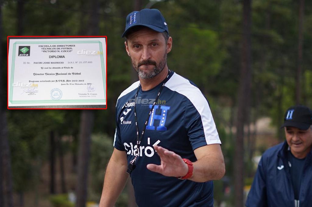 Se acaba la especulación: sale a la luz el diploma de entrenador del argentino Mauricio Pacini, asistente de Honduras