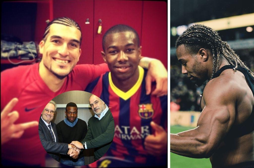 Irreconocible: El increíble antes y después del nuevo fichaje del Barcelona; se pone aceite de bebé en los juegos