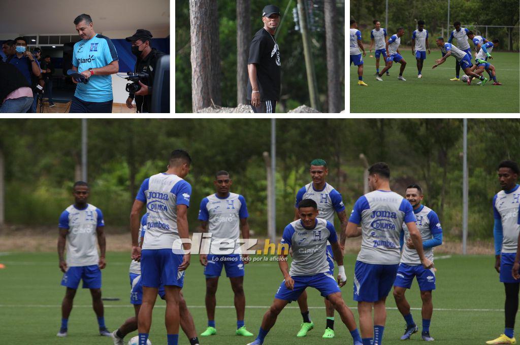 Quioto, con permiso especial, y el otro legionario que no se ha sumado; así fue el primer entrenamiento de Honduras de cara al duelo con Argentina