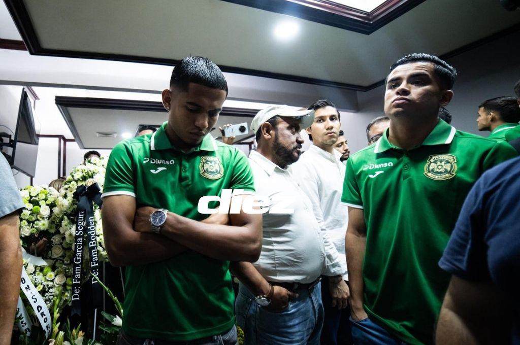 Luto, lágrimas y tremendo respaldo de jugadores y directivos en la sala velatoria de Orinson Amaya, presidente de Marathón