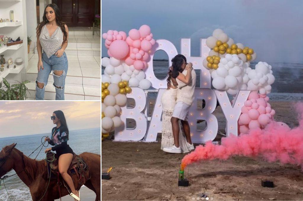 La hermosa esposa panameña de futbolista del Motagua que se convertirá en papá; así anunciaron la noticia