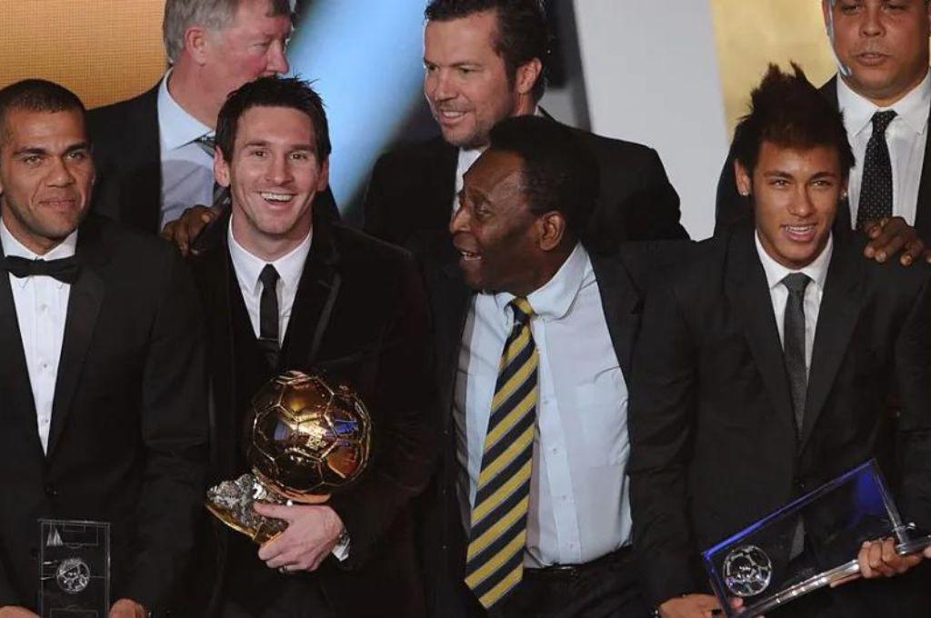 ¡Imágenes para la historia! Grandes jugadores y leyendas del fútbol mundial al lado del brasileño Pelé