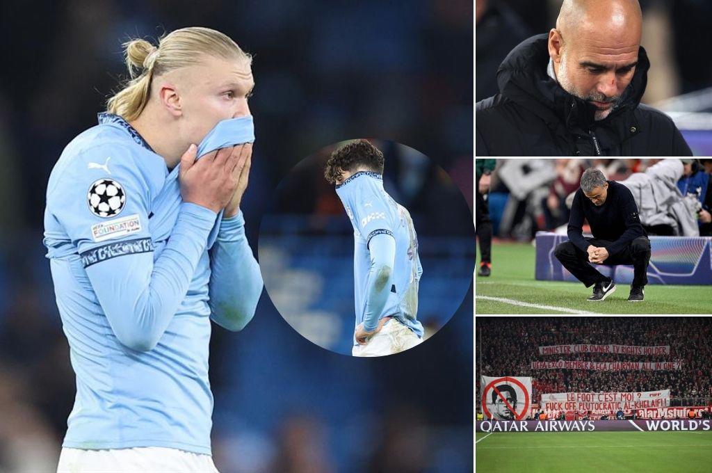 ¿Qué le pasó en la cara de Pep? La crisis en el City, el PSG se hunde más y Lewandowski hace historia en la Champions