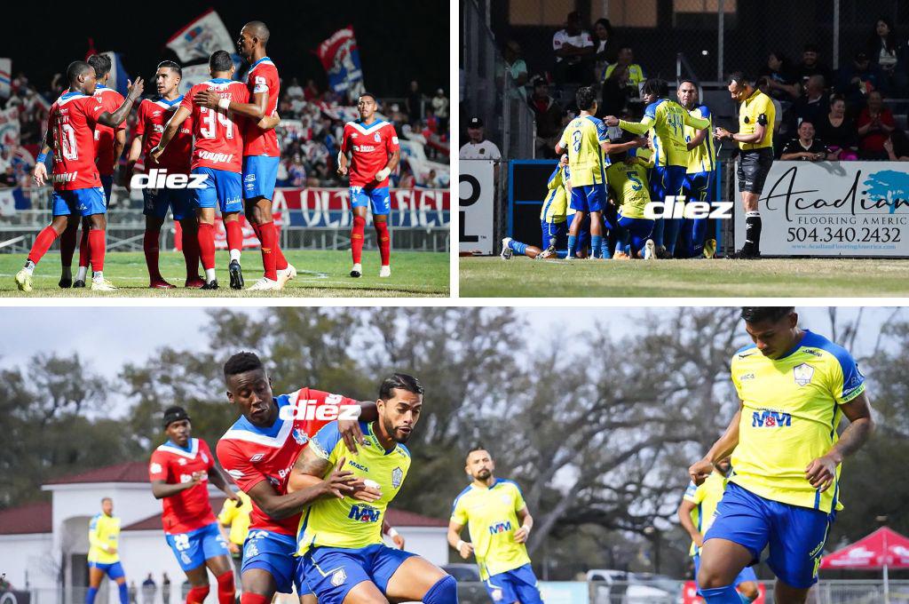 Olimpia y Olancho empatan en partido amistoso disputado en New Orleans, Estados Unidos