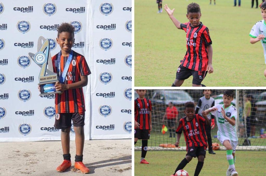 César Zúniga, el niño que sueña con jugar en el Barcelona y ser el goleador de la Selección de Honduras