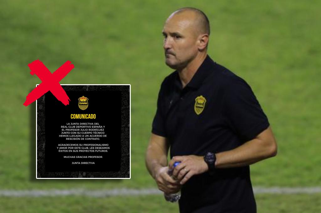 OFICIAL: Real España anuncia la salida del uruguayo ‘Palomo’ Rodríguez tras malos resultados; el entrenador interino