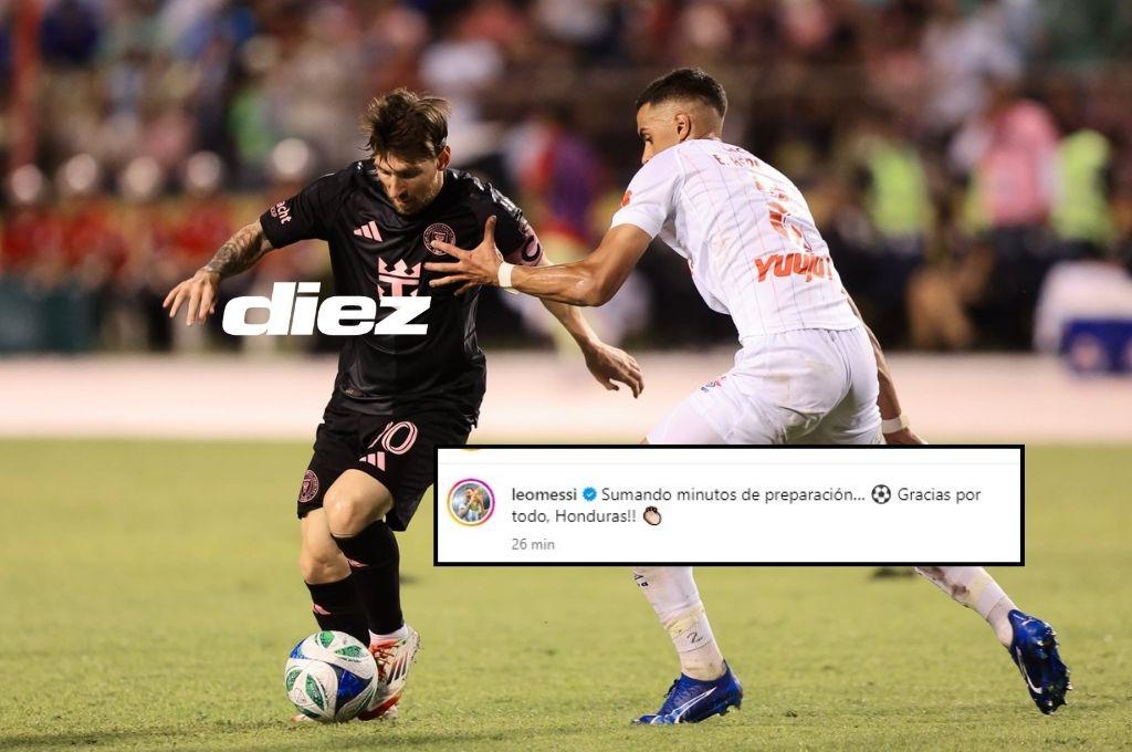 Messi se despide de los hondureños tras su espectacular show con el Inter Miami: “Gracias por todo Honduras”