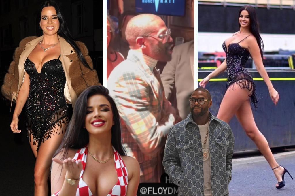 ¡Desafió el clima de Londres! La sensual Ivana Knoll pasó una noche increíble junto a Floyd Mayweather: su sexy outfit
