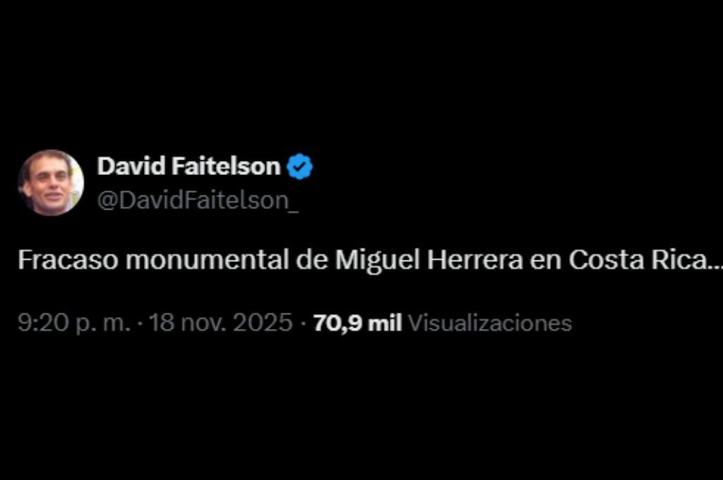 Una gran chambonada: Faitelson no lo perdona; la prensa apunta al Piojo Herrera tras su fracaso con Costa Rica