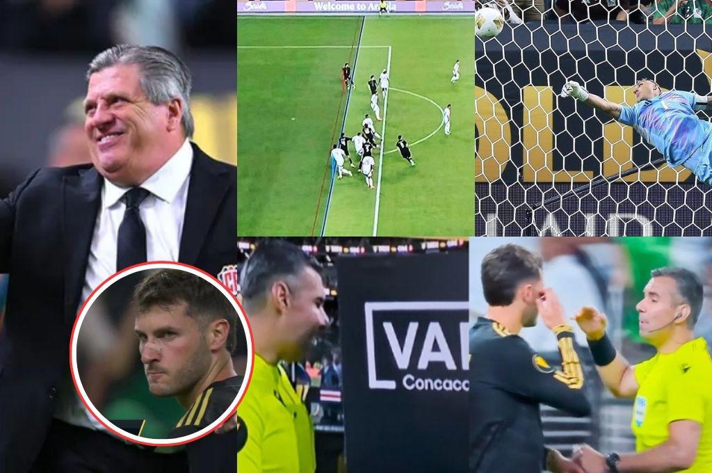 El polémico gol que le anuló el VAR a México, Piojo Herrera 'traicionó' a Costa Rica y Navas le ganó la batalla a los aztecas