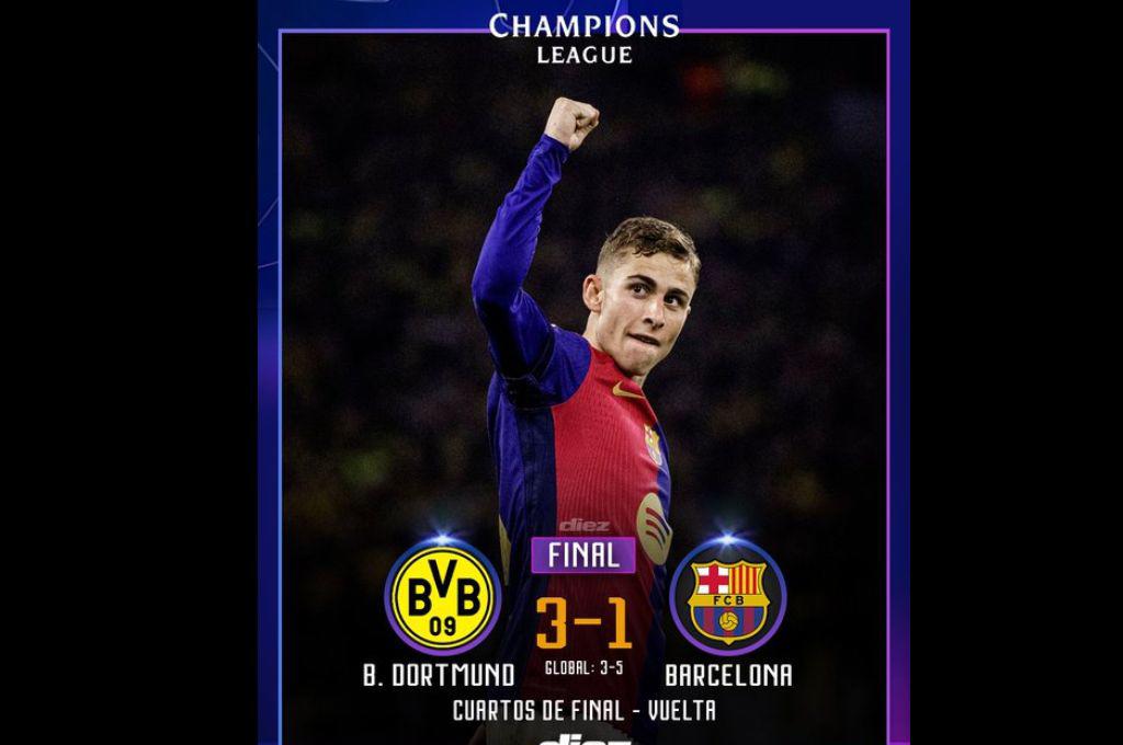 El error más grande de la historia de la Champions, la mano que el VAR no vio y el héroe inesperado en el Borussia-Barcelona