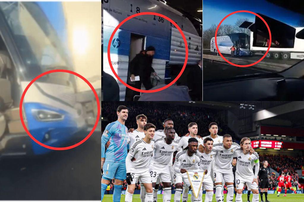 Malas noticias en el Real Madrid: El bus del club sufrió accidente en su vuelta de Liverpool ¿cómo están los jugadores?