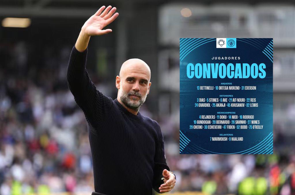 Pep Guardiola lo echó del Mundial de Clubes y regresa el más querido: los 26 llamados del Manchester City