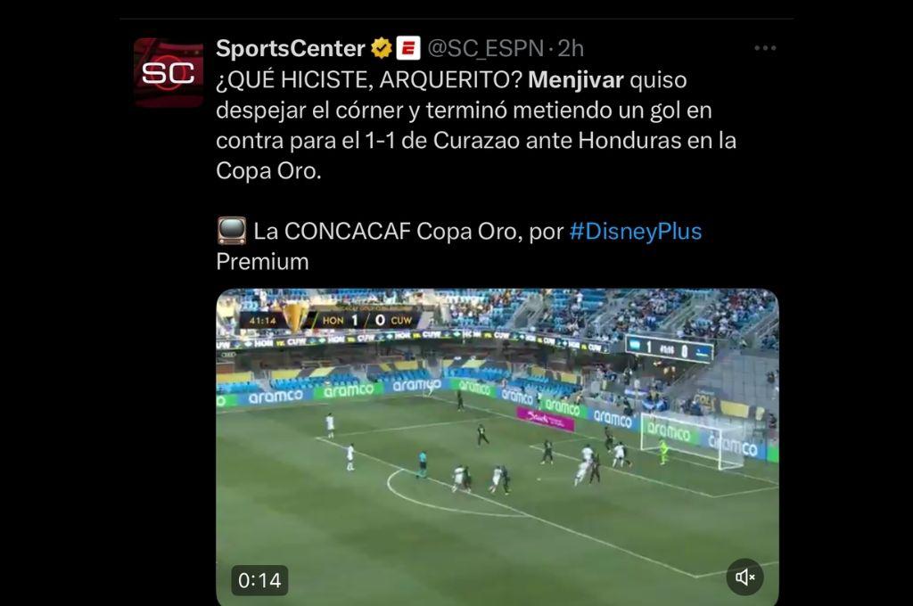 Honduras conocerá a su papá y Es el oso de la Copa Oro: lo que dice la prensa sobre el error de Menjívar y el duelo ante Panamá