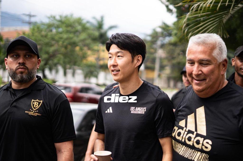 ¿Con cuántos guardaespaldas? Heung-min Son y jugadores de Los Ángeles FC sorprenden caminando por calles de SPS