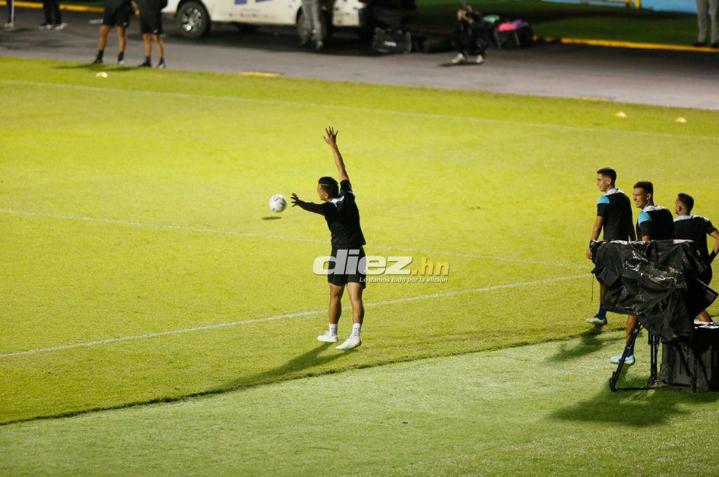 La charla de Rueda con Luis Palma y David Ruiz cambia de “look”: El último entrenamiento de Honduras de cara al choque con México