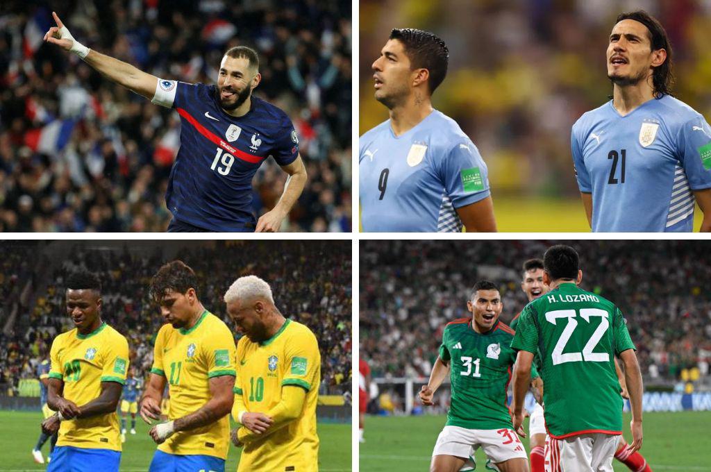 Francia-México y un clásico sudamericano: según las apuestas, así quedarían los octavos de final de Qatar 2022