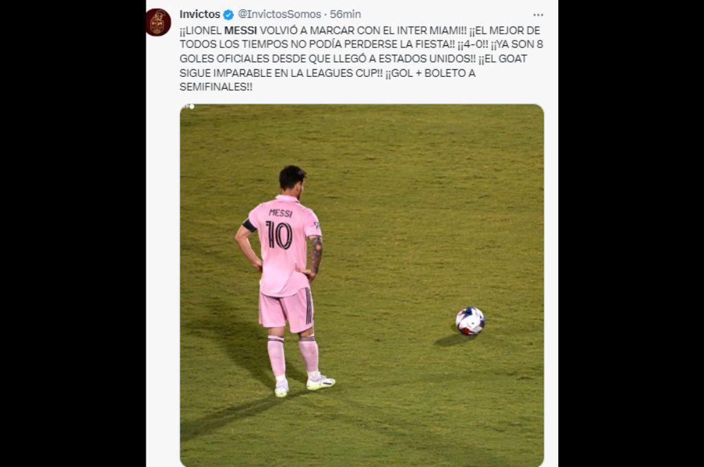 “Messi come aparte de CR7 y Pelé” “Spider-Messi”: así reacciona la prensa tras el pase a semis del Inter Miami en la Leagues Cup