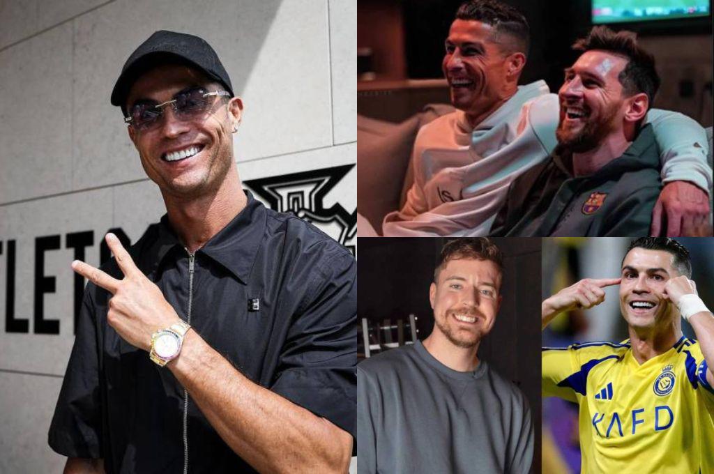 ¿Junto a Messi o MrBeast?: el anuncio que realizó Cristiano Ronaldo para los próximos días: “Vamos a romper internet”