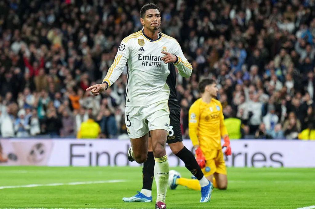 Ni él se lo creía: La tremenda sorpresa que se llevó Bellingham en el duelo de Champions entre el Real Madrid-Napoli