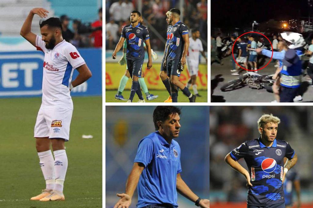 NO SE VIO EN TV: El castigo que viene a Olimpia, la bronca que se armó al final y todos los jugadores de Motagua hundidos