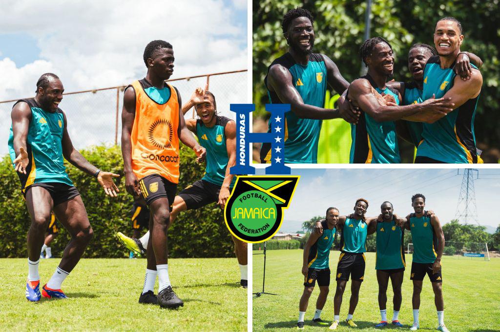 Jamaica sonríe y bromea en sede de equipo de la Liga Nacional previo al partido ante Honduras por la Liga de Naciones