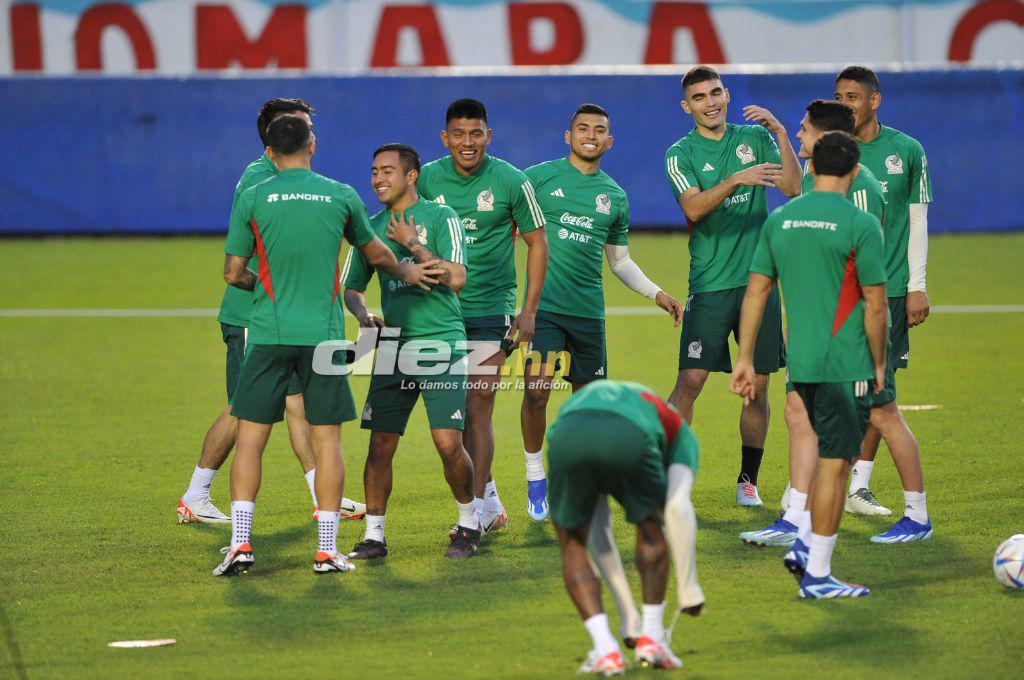 Así fue el entrenamiento de la selección de México en el estadio Nacional Chelato Uclés: Risas y con todas sus figuras