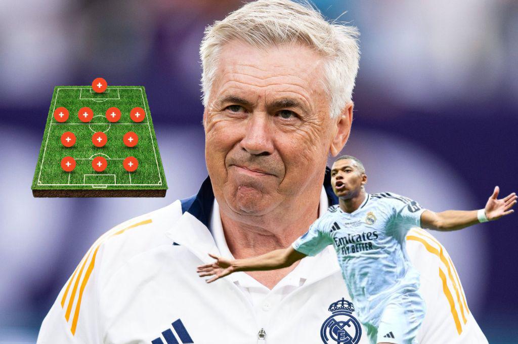 El primer 11 oficial del Real Madrid en la Liga de España donde debutarán ante el Mallorca; ¡Con Mbappé!