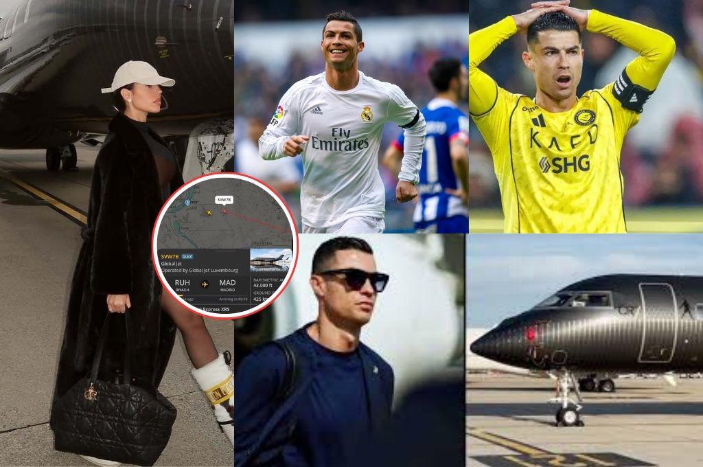 Cristiano Ronaldo se marcha de Arabia Saudita y aterriza en Madrid: la razón por la que CR7 tuvo que utilizar su avión privado