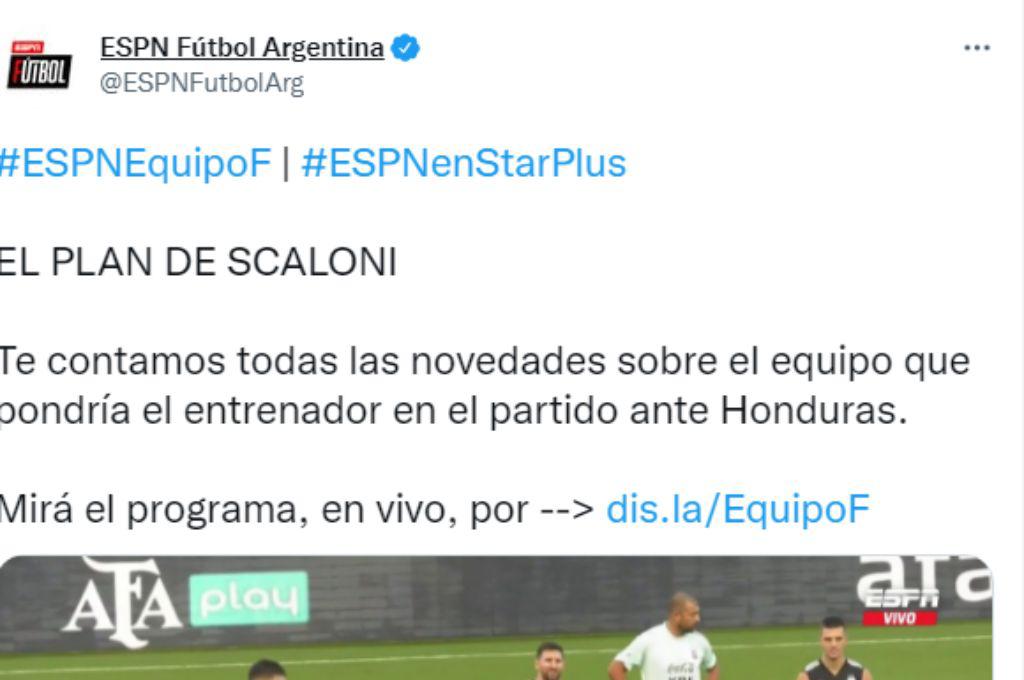 “Es un rival débil”, “un rival sin tanta exigencia”; esto es lo que ha dicho la prensa argentina previo al partido ante Honduras