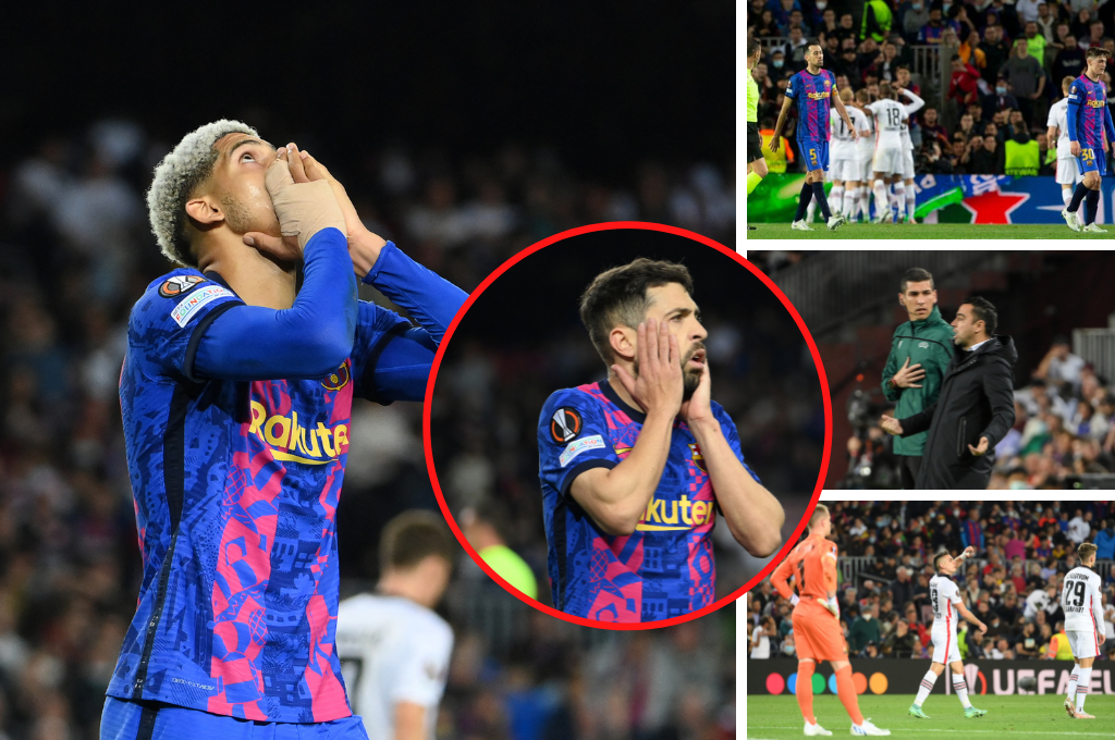 La tristes imágenes de la eliminación del Barcelona: Afición culé abandona, Adama Traoré destrozado, Xavi y sus constantes reclamos