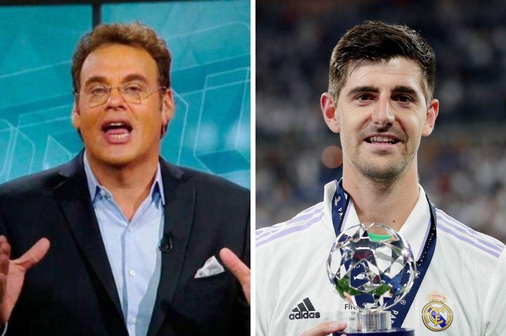 David Faitelson ataca al Real Madrid luego de ganar la Champions League y Thibaut Courtois responde burlándose