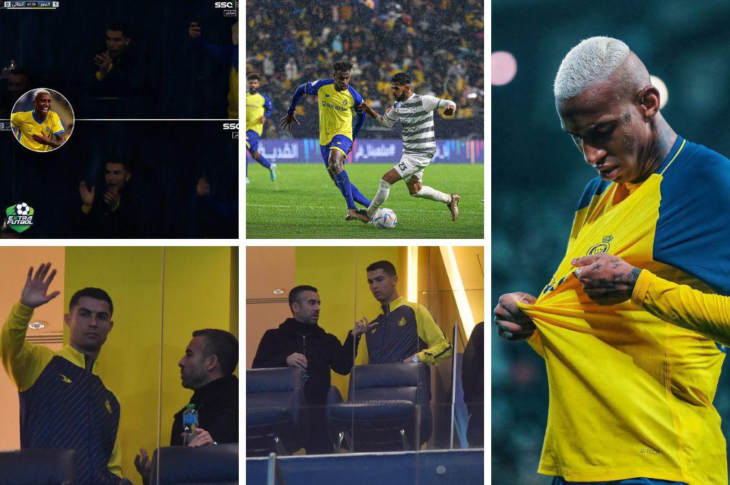 ¿Quién lo acompañaba? Así vivió Cristiano Ronaldo la victoria del Al Nassr: Su propio palco y celebró los goles