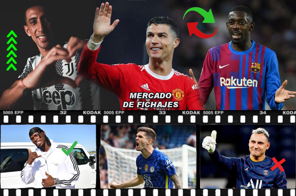 Cristiano Ronaldo revoluciona el mercado de fichajes; Real Madrid y Barcelona anuncian bajas y Keylor Navas es noticia