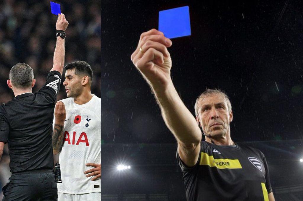 Qué es la tarjeta azul en el fútbol: Cómo funciona la nueva sanción que  podrán aplicar los árbitros