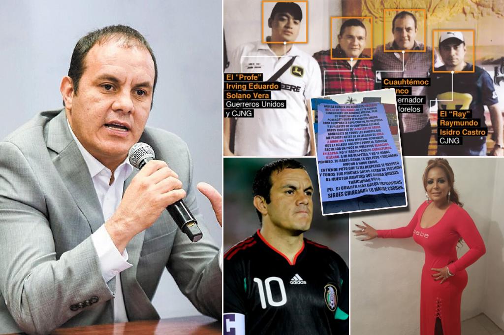 El presente inesperado de Cuauhtémoc Blanco: lo que cobra como gobernador, las fotos con criminales y una narcomanta