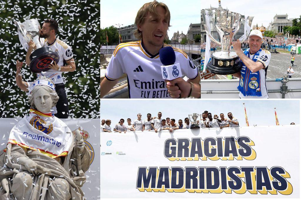 El próximo fichaje, la petición a Modric y Mbappé ‘presente’: Así festejó Real Madrid su Liga Española número 36