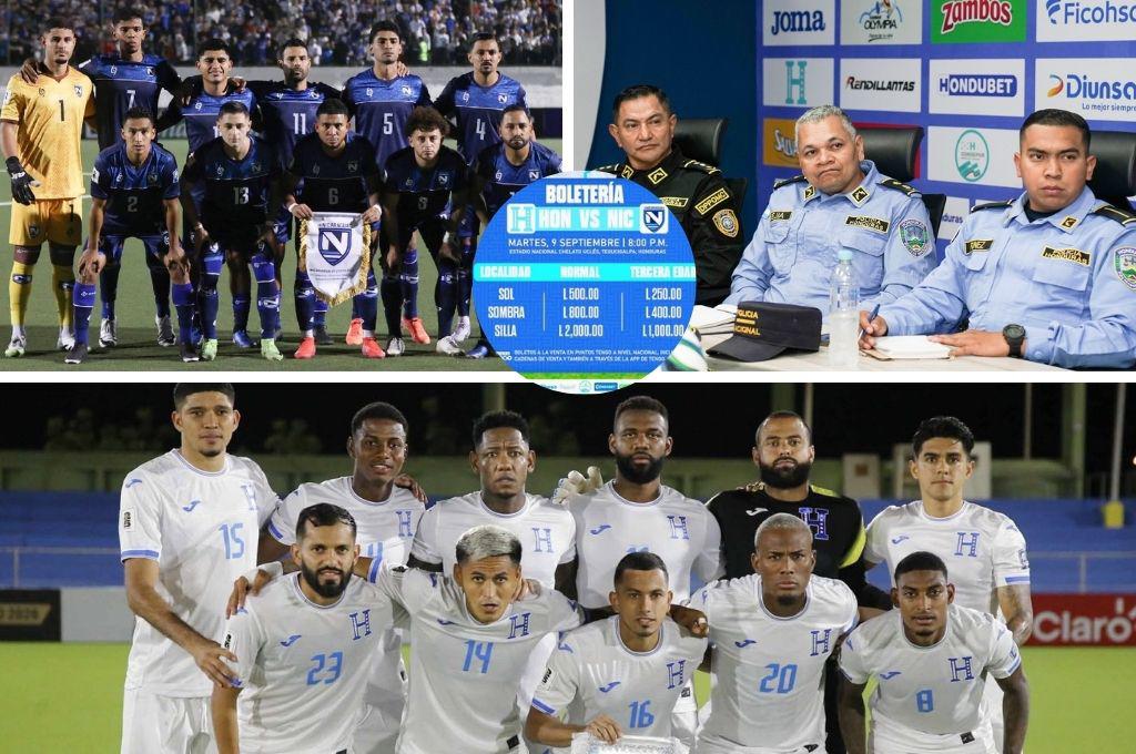 Honduras vs Nicaragua; blindado por la Policía, dirigido por un mexicano, boletería vendida y los grandes ausentes
