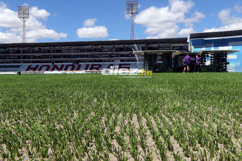 ¡Una belleza! Así luce el estadio Nacional Chelato Uclés con la implementación del césped sintético ¿Cuándo estará listo?