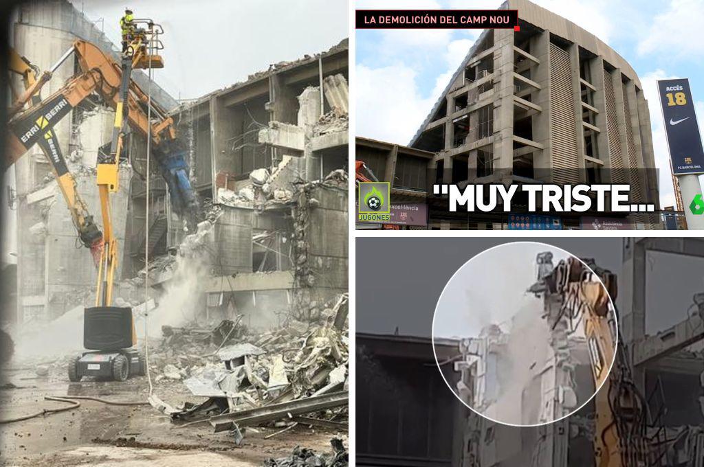 Las impactantes fotos del Camp Nou demolido: Así marcha la remodelación del estadio de Barcelona; “Es muy triste”