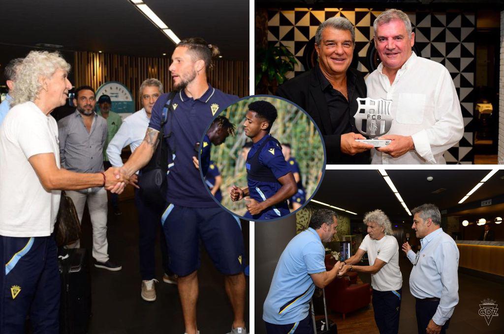 ¿Y el Choco Lozano? La cena con Laporta y motivados por el Mágico González; así se prepara el Cádiz para encarar el duelo ante el Barcelona