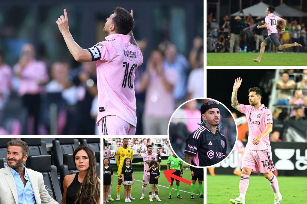 La nueva y épica celebración de Messi, el gran gesto de Leo con un niño, el fanático descalzo; y ¿con quién estuvo acompañada Antonella?