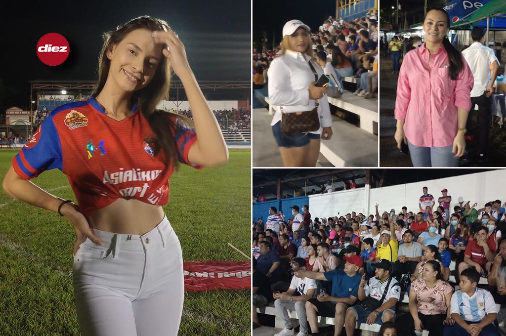 Con belleza incluida: el ambiente que se vivió en el Argelio Sabillón para el Real Juventud-Platense de la Liga de Ascenso
