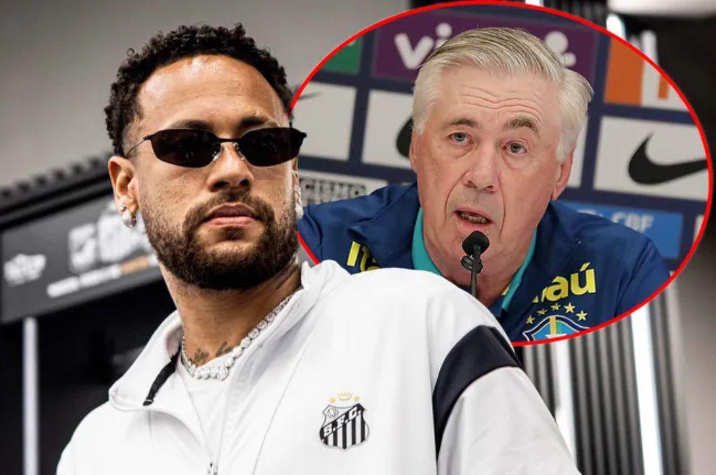 Ancelotti pone claro a Neymar en Brasil y la respuesta que nadie esperaba: Que juegen para...